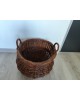 Panier Cache-pot rotin ancien vintage