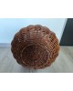 Panier Cache-pot rotin ancien vintage