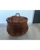 Panier Cache-pot rotin ancien vintage