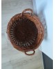 Panier Cache-pot rotin ancien vintage