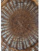 Panier Cache-pot rotin ancien vintage