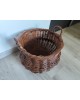 Panier Cache-pot rotin ancien vintage