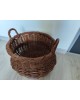 Panier Cache-pot rotin ancien vintage