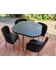 Table et 4 Chaises Modèle Fusion par Sandra Kragnert pour Ikea, Suède, 1990s