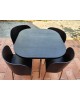 Table et 4 Chaises Modèle Fusion par Sandra Kragnert pour Ikea, Suède, 1990s