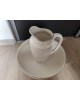 Nécessaire De Toilette Ancien Longchamp faïence broc pichet bassine cuvette art deco 1920