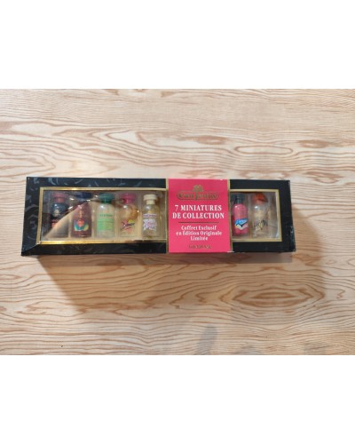 COFFRET EDITION ORIGINALE LIMITEE 7 miniatures eau jeune pleines