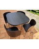 Table et 4 Chaises Modèle Fusion par Sandra Kragnert pour Ikea, Suède, 1990s