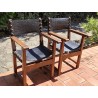 Paire de fauteuils brutalistes français en chêne et cuir 1920