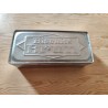 Boîte Publicitaire Ancienne En Métal Biscuit Brun 1951