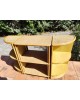 Meuble étagères rotin & Bambou en 3 parties vintage