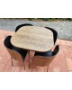 Table et 4 Chaises Modèle Fusion par Sandra Kragnert pour Ikea, Suède, 1990s