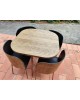Table et 4 Chaises Modèle Fusion par Sandra Kragnert pour Ikea, Suède, 1990s
