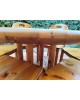 Ensemble Repas Table ronde extensible et 6 chaises scandinave en pin massif par Rainer Daumiller vintage