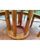 Ensemble Repas Table ronde extensible et 6 chaises scandinave en pin massif par Rainer Daumiller vintage
