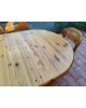 Ensemble Repas Table ronde extensible et 6 chaises scandinave en pin massif par Rainer Daumiller vintage