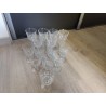 Série de 6 grands verres à pieds + 8 petits Cristal d'Arques Eau & Vin Années 70