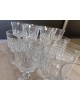 Série de 6 grands verres à pieds + 8 petits Cristal d'Arques Eau & VinAnnées 70