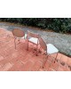 CIVIC Made in France Trio de chaises Médaillon vintage 1970