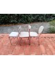 CIVIC Made in France Trio de chaises Médaillon vintage 1970
