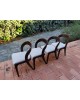 BAUMANN Suite de 4 chaises Gondole vintage 1970