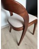 BAUMANN Suite de 4 chaises Gondole vintage 1970