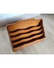 Porte lettres range documents bois vintage vers 1930