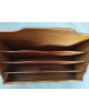 Porte lettres range documents bois vintage vers 1930
