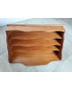 Porte lettres range documents bois vintage vers 1930