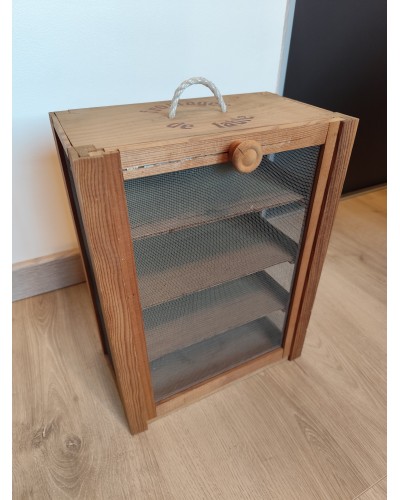 Garde manger Fromagerà guillotine bois vintage