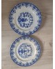 Duo d'assiettes Jules VIEILLARD & Cie XIXè Modèle Moustiers
