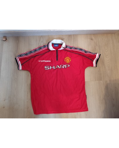 MANCHESTER UNITED  Maillot Foot 1998/2000 Domicile Vintage (XL)