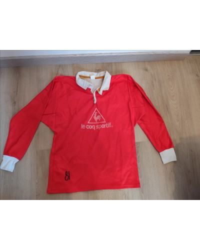 LE COQ SPORTIF Maillot vintage manches longues 1980's