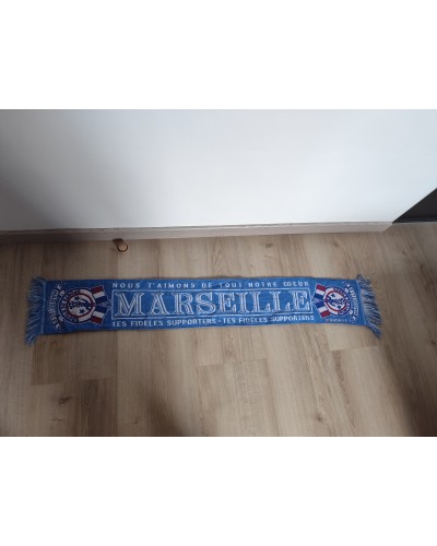 Echarpe OM Olympique Marseille vintage