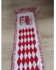 Écharpe AS Monaco « Allez Monaco » années 1980