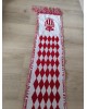 Écharpe AS Monaco « Allez Monaco » années 1980