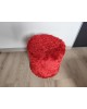 Tabouret Moumoute rouge vintage 50/70