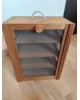 Garde manger Fromager à guillotine bois vintage