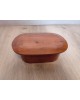 Boite oblongue ancienne en noyer coffret vide poche