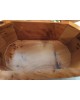 Boite oblongue ancienne en noyer coffret vide poche