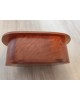 Boite oblongue ancienne en noyer coffret vide poche