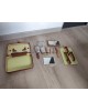 Trousse de toilette en cuir vintage
