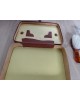 Trousse de toilette en cuir vintage