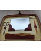 Trousse de toilette en cuir vintage