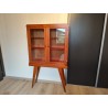 Bibliothèque Vitrine Cabinet scandinave vintage Années 60