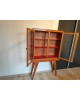 Bibliothèque Vitrine Cabinet scandinave vintage Années 60