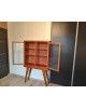 Bibliothèque Vitrine Cabinet scandinave vintage Années 60