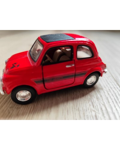 Voiture miniature Fiat 500 Maisto à friction vintage 2007