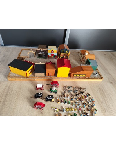 Diorama Lucky Luke vintage Personnages Plastoy 2007/2008