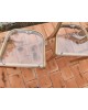 Suite de 3 chaises + 1 tabouret BAUMANN Modèle Gondole Chêne clair revistés plexiglas Vintage 70